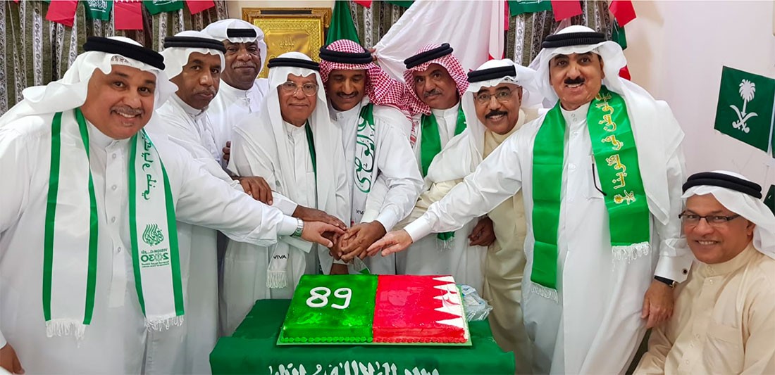 جلسة تكريمية في مجلس إبراهيم جاسم سبت